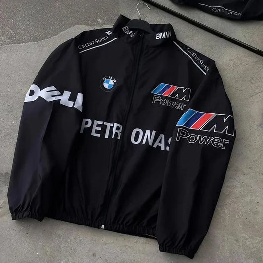 Racing BMW Jacket – Bold DTF Print Motorsport Style | WesternVibe®