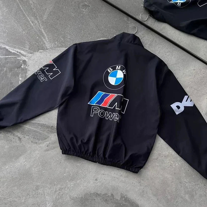 Racing BMW Jacket – Bold DTF Print Motorsport Style | WesternVibe®