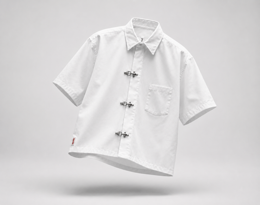 Clasp Essential White Shirt – Clean Minimal Streetwear