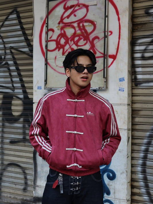 CNY Suede Jacket – Oversized Unisex Chinese-Inspired Streetwear