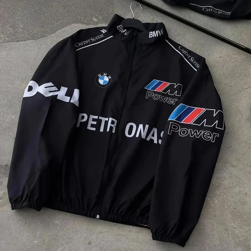 Racing BMW Jacket – Bold DTF Print Motorsport Style | WesternVibe®