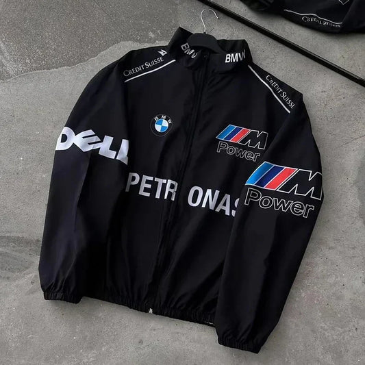 Racing BMW Jacket – Bold DTF Print Motorsport Style | WesternVibe®