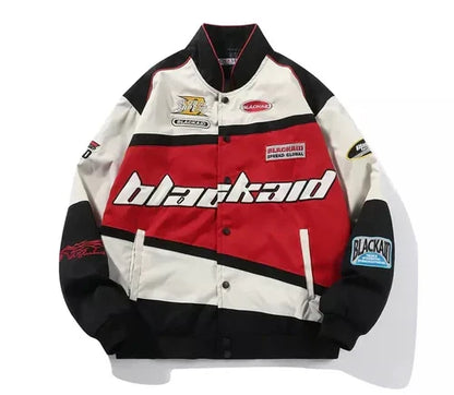 Black AIR F1 Racing Jacket | Premium Motorsport Streetwear by WesternVibe®