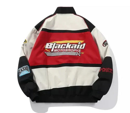 Black AIR F1 Racing Jacket | Premium Motorsport Streetwear by WesternVibe®