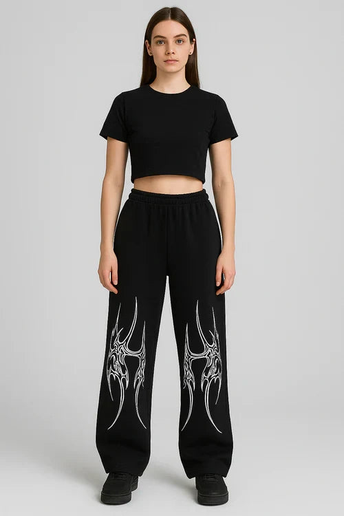 HUSTLERA Baggy Pant — Built Different | Premium Oversized Streetwear by WesternVibe®