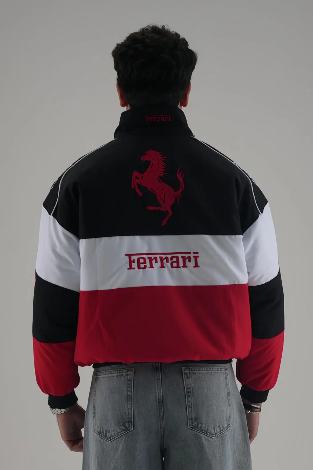 Ferrari Embroidered Jacket – Premium Racing Style Unisex Jacket | Westernvibe
