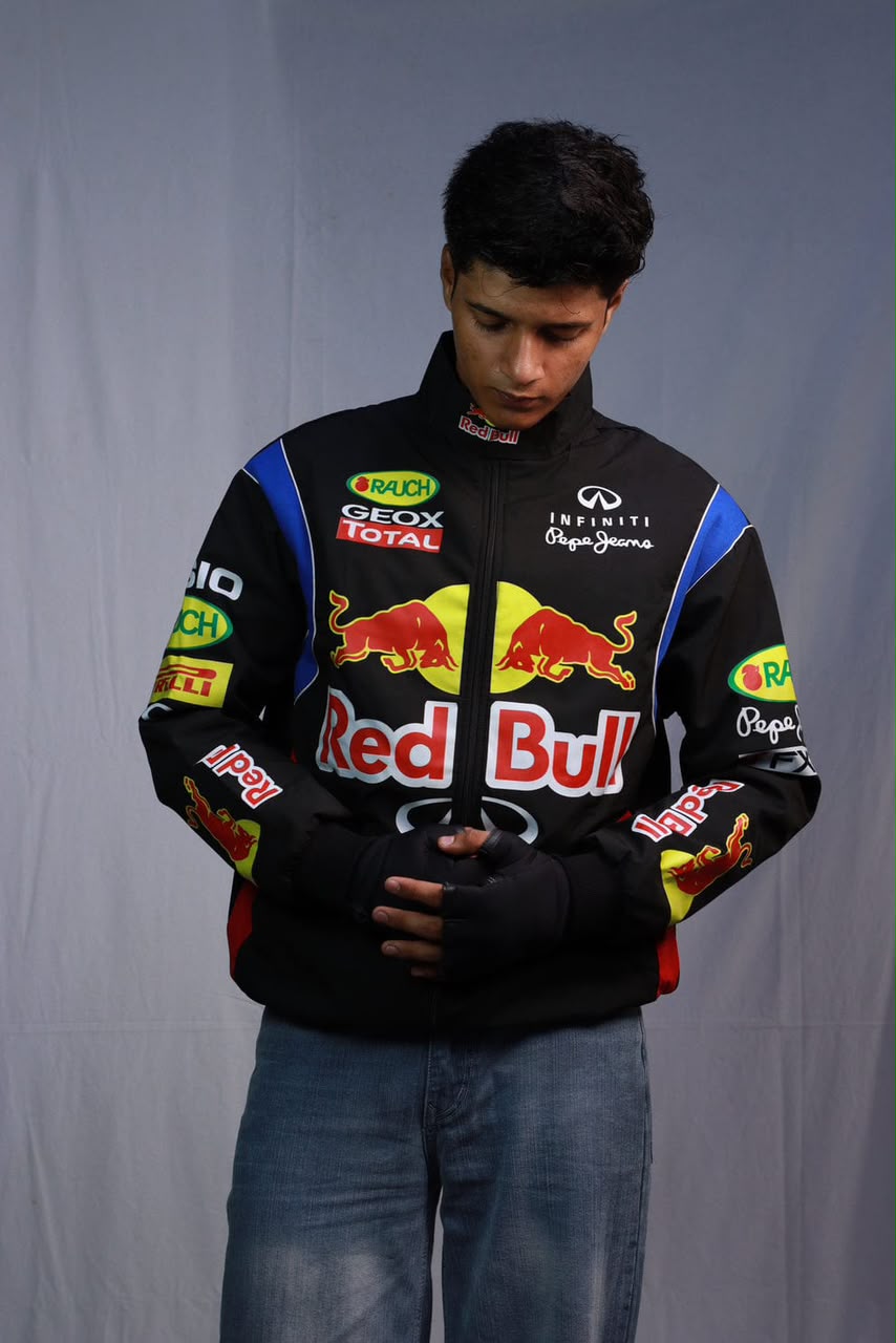 Red Bull Racing Vintage F1 Jacket – Unisex Motorsport Streetwear | Westernvibe