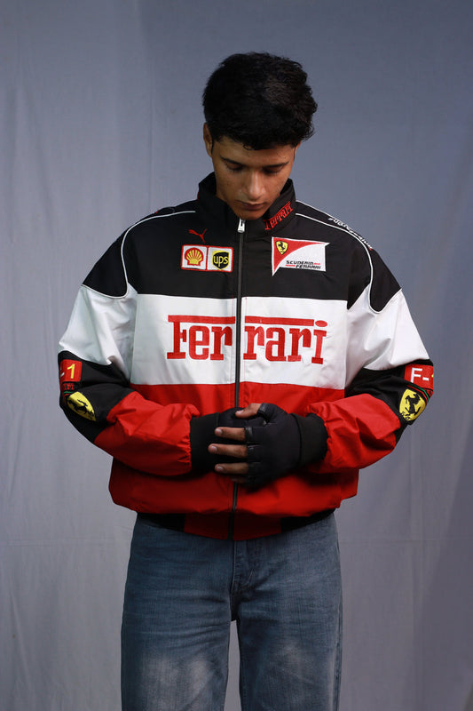 Ferrari F1 Printed Jacket – Unisex Racing Style Jacket | Westernvibe