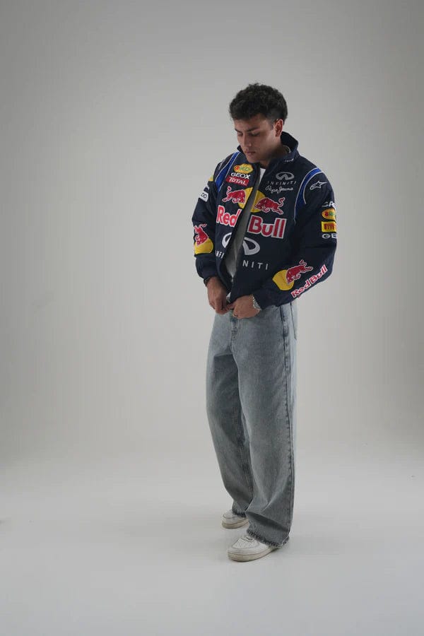Red Bull Embroidered Jacket – Premium Racing Style | Westernvibe