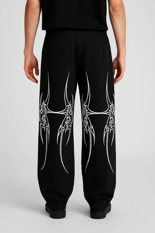 HUSTLERA Baggy Pant — Built Different | Premium Oversized Streetwear by WesternVibe®