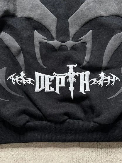 Tribal Shadow Delta Hoodie | Premium Oversized Streetwear by WesternVibe®