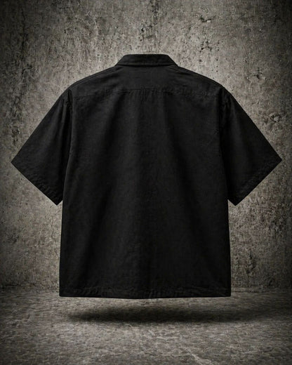 Clasp Essential Black Shirt – Minimal Luxury Fit