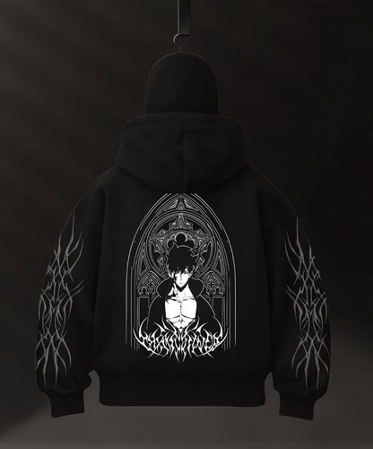 Solo Leveling Jin Woo Zipper Balaclava – Shadow Hunter Style | WesternVibe®