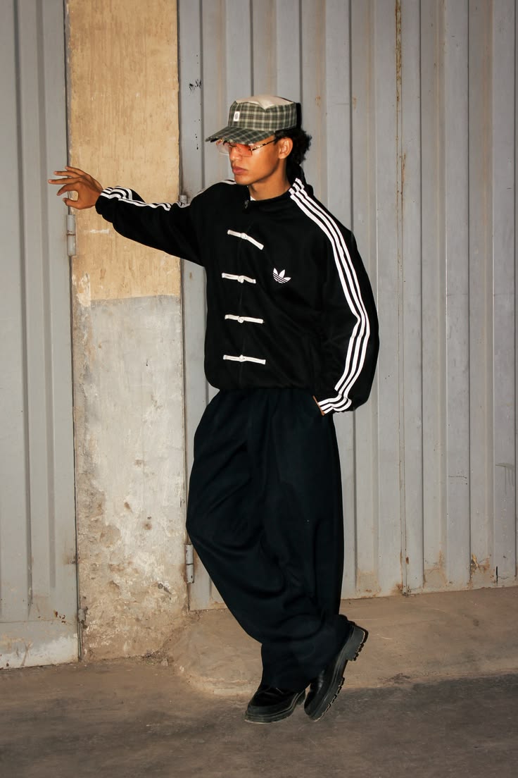 Black CNY Suede Knot Jacket – Oversized Unisex Streetwear