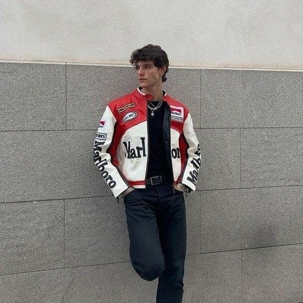Marlboro Classic Cowhide Leather Jacket – Rugged & Refined | WesternVibe®