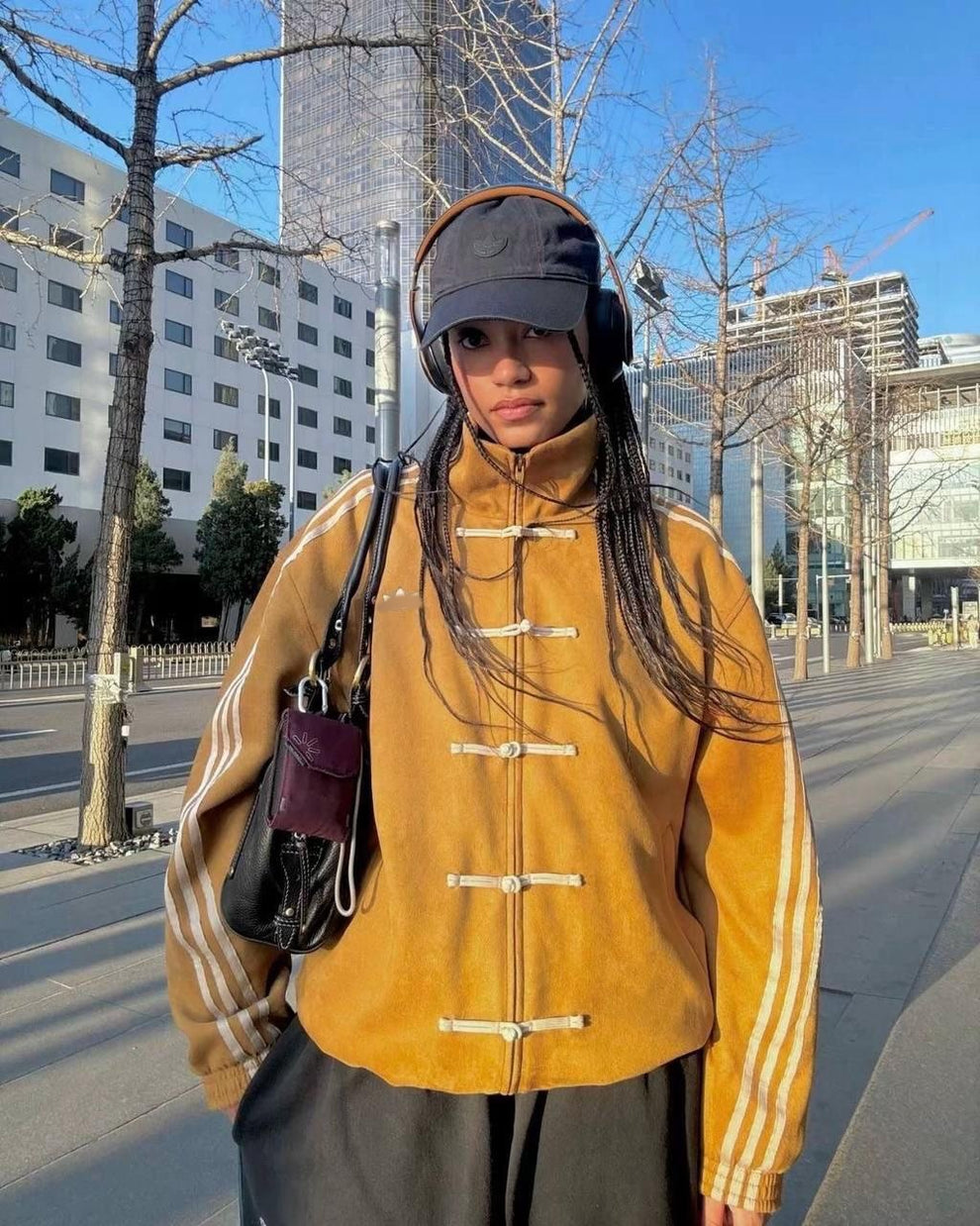 CNY Suede Jacket – Oversized Unisex Chinese-Inspired Streetwear