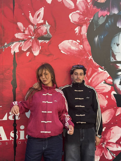 CNY Suede Jacket – Oversized Unisex Chinese-Inspired Streetwear