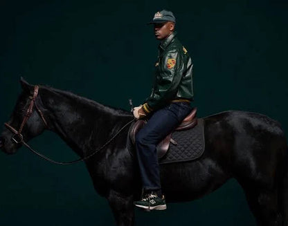 Porsche Vintage Leather Racing Jacket – Retro Motorsport Statement | WesternVibe®