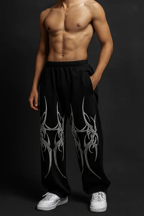 HUSTLERA Baggy Pant — Built Different | Premium Oversized Streetwear by WesternVibe®